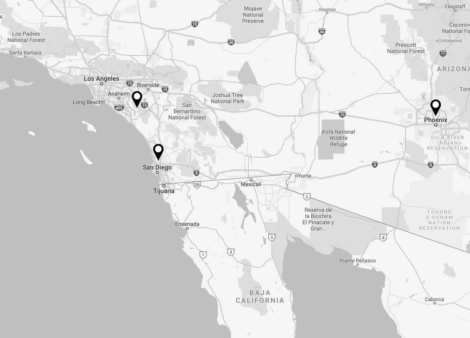 West Coast USA