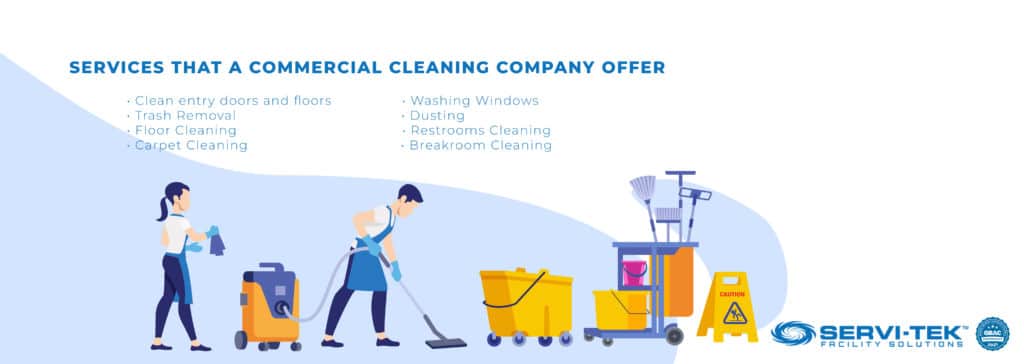 Types Of Services That A Commercial Cleaning Company Offer